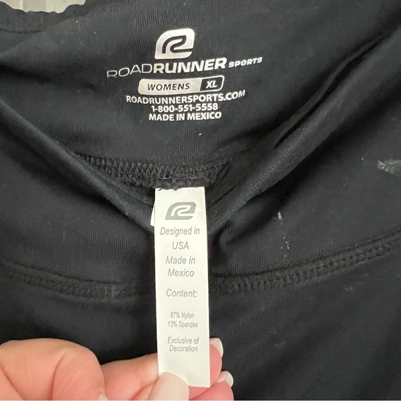 NWT. Roadrunner. Women’s Black Workout Leggings. - Picture 6 of 6